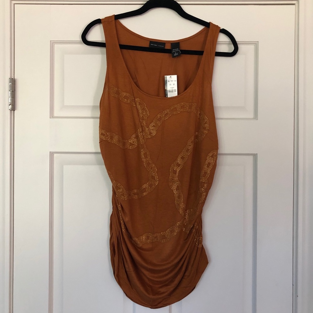 Orange NY&Co tank